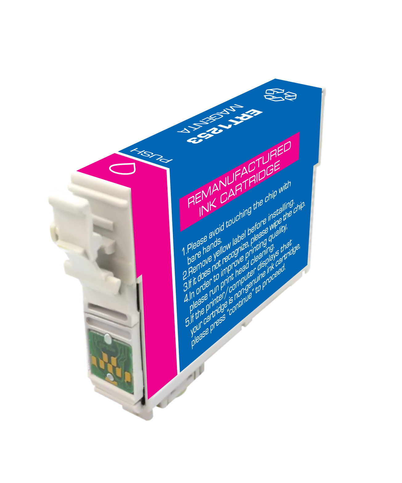 Premium Quality Magenta Inkjet Cartridge compatible with Epson T125320 (Epson 125)