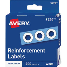 Avery White Self-Adhesive Reinforcement Labels