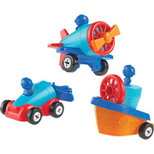 Learning Res. 1-2-3 Build It Car Plane Boat Set