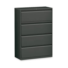 Lorell Hanging File Drawer Charcoal Lateral Files