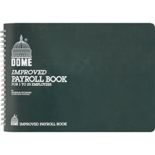 Dome Publishing Wirebound Payroll Book