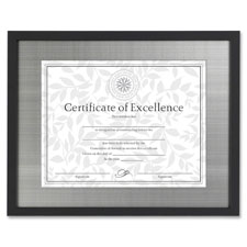 Burns Grp. Metal Mat Certificate Frame