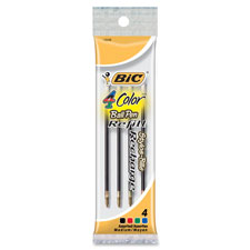 Bic Recharge 4-Color Retractable Pen Refills