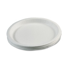 SKILCRAFT Disposable Round Paper Plates