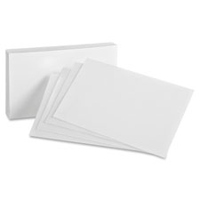 Oxford Blank Index Cards