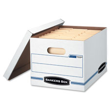 Fellowes Bankers Lift-off Lid Box Stor/File Box