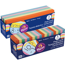 Pacon Assorted Colors Blank Flash Cards