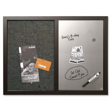 Bi-silque MV Black Frame Combo Bulletin Board