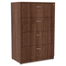 Lorell Essentials Srs Walnut 4-drawer Lateral File