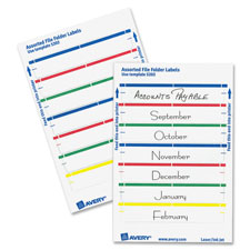 Avery Permanent File Folder Labels