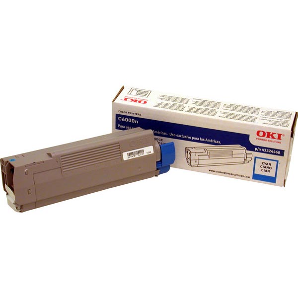 Okidata 43324468 Cyan OEM Toner Cartridge