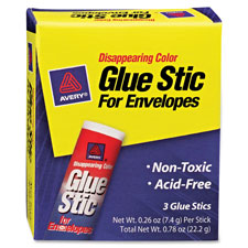 Avery Disappearing Color Glue Stic