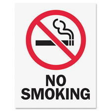 Tarifold No Smoking Magneto Frame Sign Insert