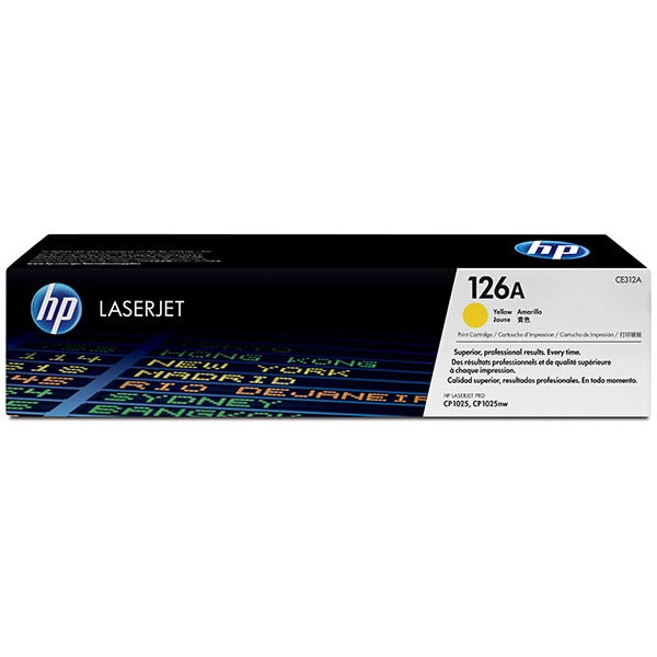 HP CE312A (HP 126A) Yellow OEM Toner Cartridge