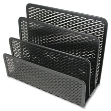 Artistic 3-compartment Punched Metal Letter Sorter