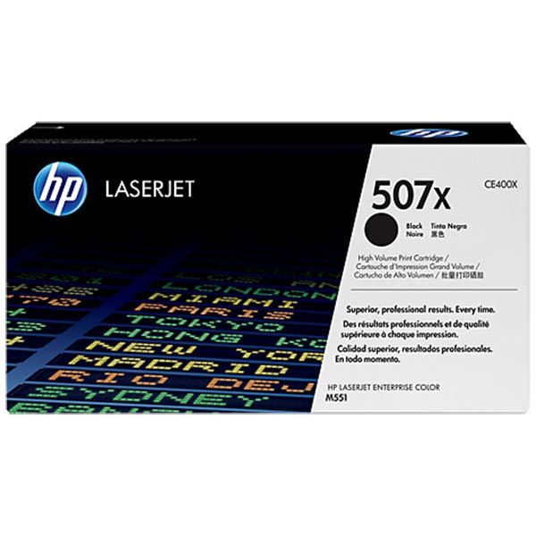 HP CE400X (HP 507A) Black OEM Toner Cartridge