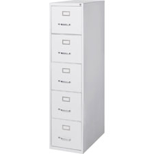 Lorell Fortress Series Light Gray Vertical Files