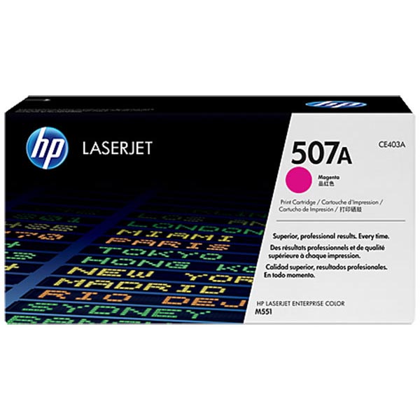 HP CE403A (HP 507A) Magenta OEM Toner Cartridge