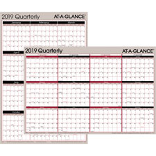 At-A-Glance 2-sided Wet-erase Yearly Wall Calendar