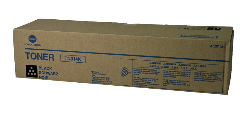 Konica Minolta A0D7131 (TN-314K) Black OEM Toner Cartridge