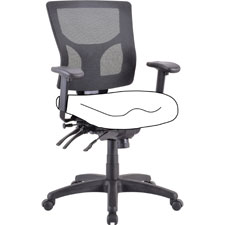 Lorell Mesh Mid-back Chair Frame