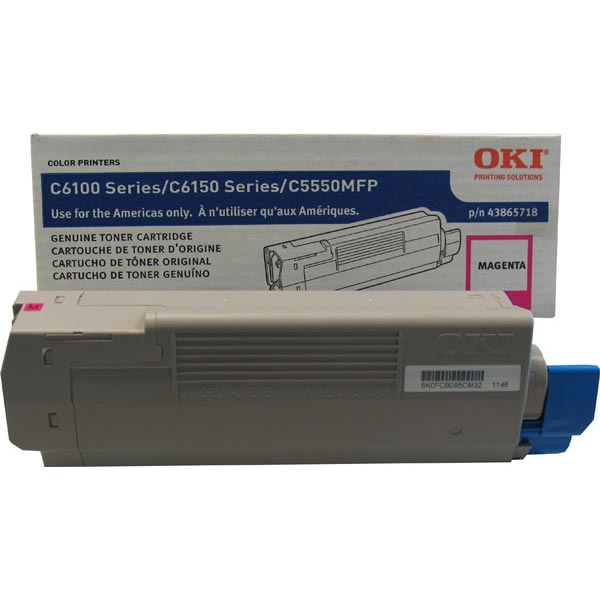 Okidata 43865718 Magenta OEM Toner Cartridge