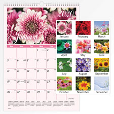 At-A-Glance Flower Garden Monthly Wall Calendar