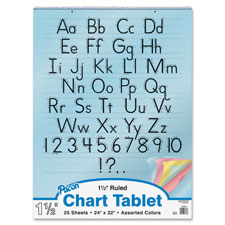 Pacon Colored Paper Chart Tablet