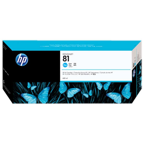 HP C4931A (HP 81) Cyan OEM Inkjet Cartridge